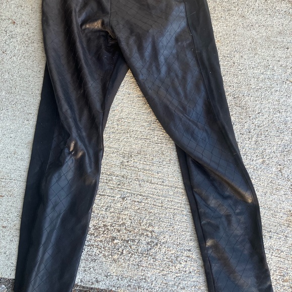 Tag elemental designer stitched checkerboard front joggers pants leggings large - Picture 6 of 11